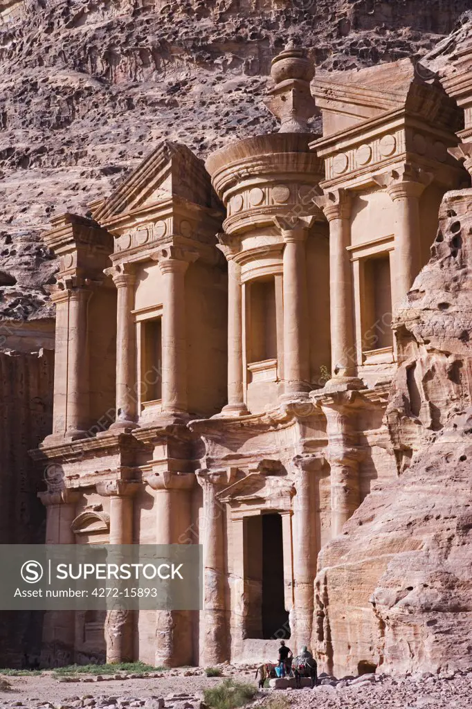 The Monastery, also known as El-Deir, at Petra, Jordan