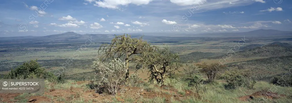 The Gregory Rift appears at its most majestic a short distance northwest of Nairobi where the valley trough narrows to just fifteen miles across.