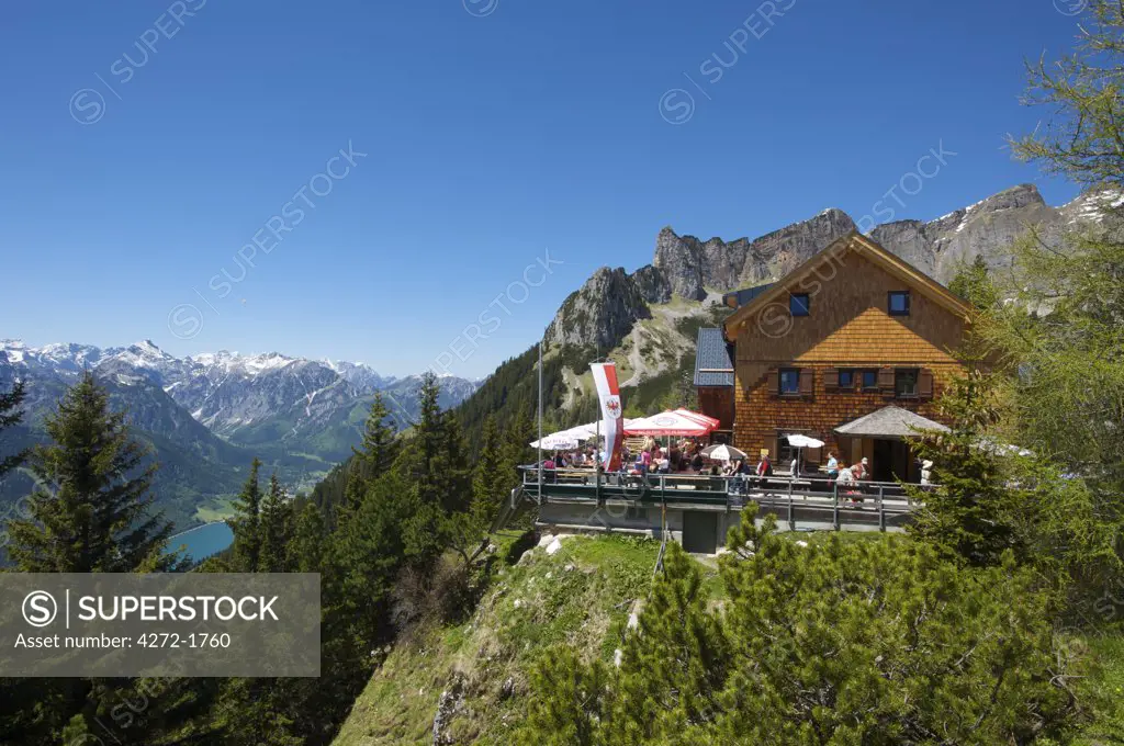 Hut Erfurt, Lake Achensee, Tyrol, Austria