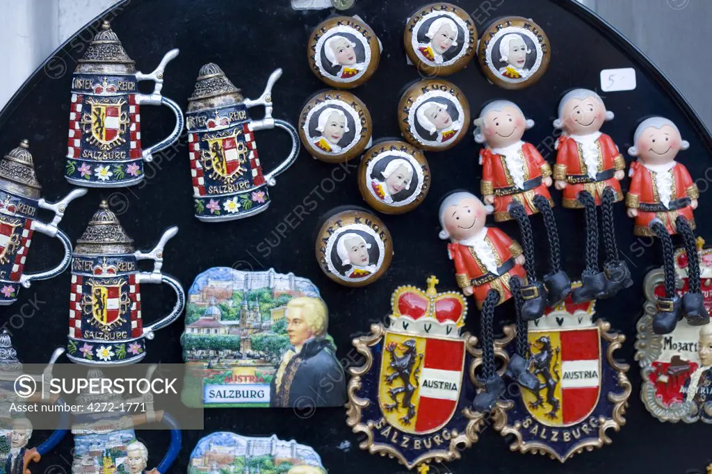 Souvenir from Salzburg, Mozartkugeln, Salzburg, Salzburg state, Austria