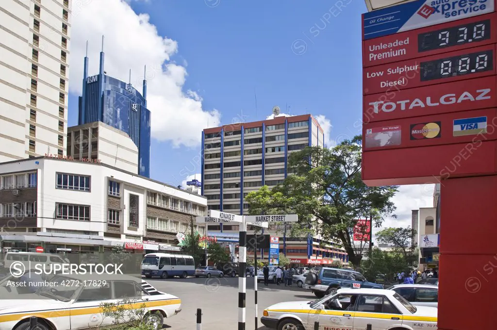 Kenya, Nairobi, Koinange Street.