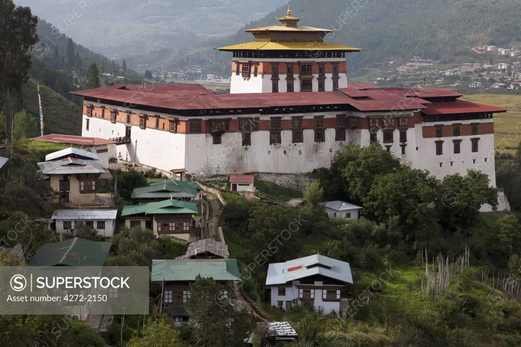 The Dzong at Paro, Bhutan