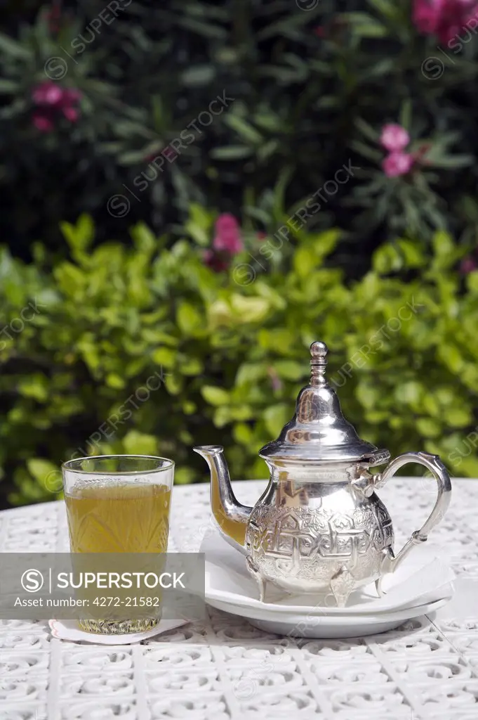 Mint tea, Morocco's favourite drink.Mint tea, Morocco's favourite drink.