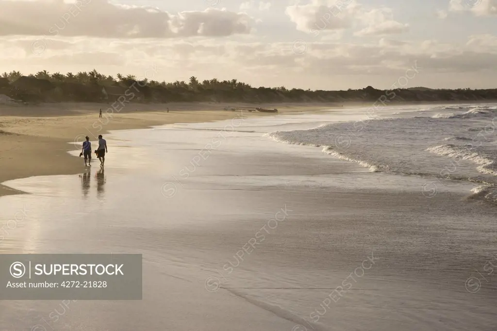 Tofo Beach near Inhambane in southern Mozambique.