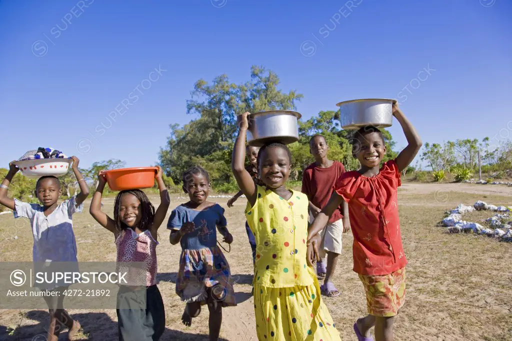 Children on Ibo Island, part of the Quirimbas Archipelago, Mozambique