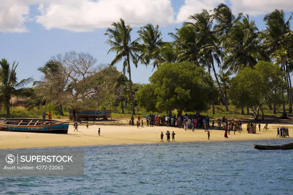 Mozambique, Nacala, Bay of Fernao Veloso. The Bay of Fernao Veloso lies at the northern end of Nacala Bay. Its fantasic beaches make it a beautiful getaway for residents of Nacala and Nampula.