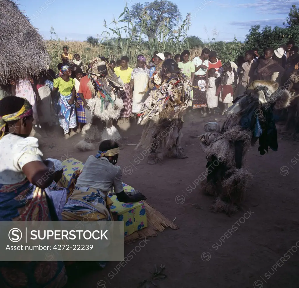 The Chewa people, Malawis largest ethnic group, live on the west side of Lake Malawi.  Despite years of missionary influence, they still cling to old beliefs and rituals.  For them, death simply means a journey of rebirth into the spirit world.