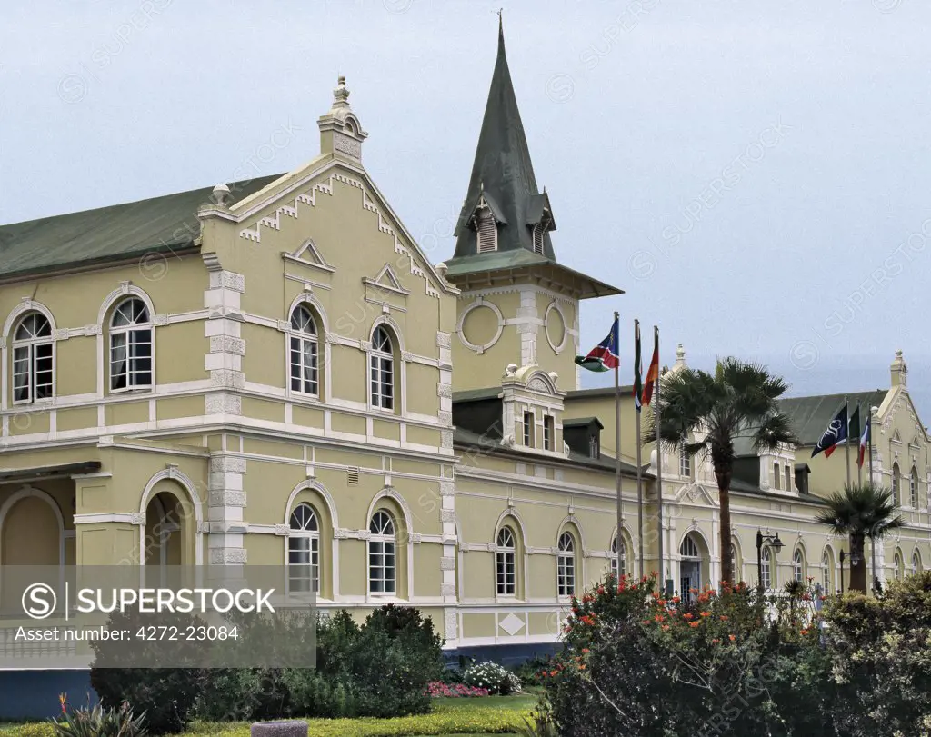 The architecture of the seaside town of Swakopmund on Namibias windswept Atlantic coast is distinctly Teutonic, reflecting the countrys colonial past as the Protectorate of German South West Africa from the late 19th century until the end of the Great War.