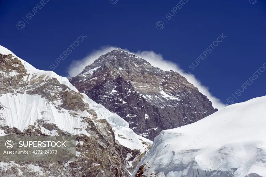 Asia, Nepal, Himalayas, Sagarmatha National Park, Solu Khumbu Everest Region, Unesco World Heritage, Mt Everest (8850m)