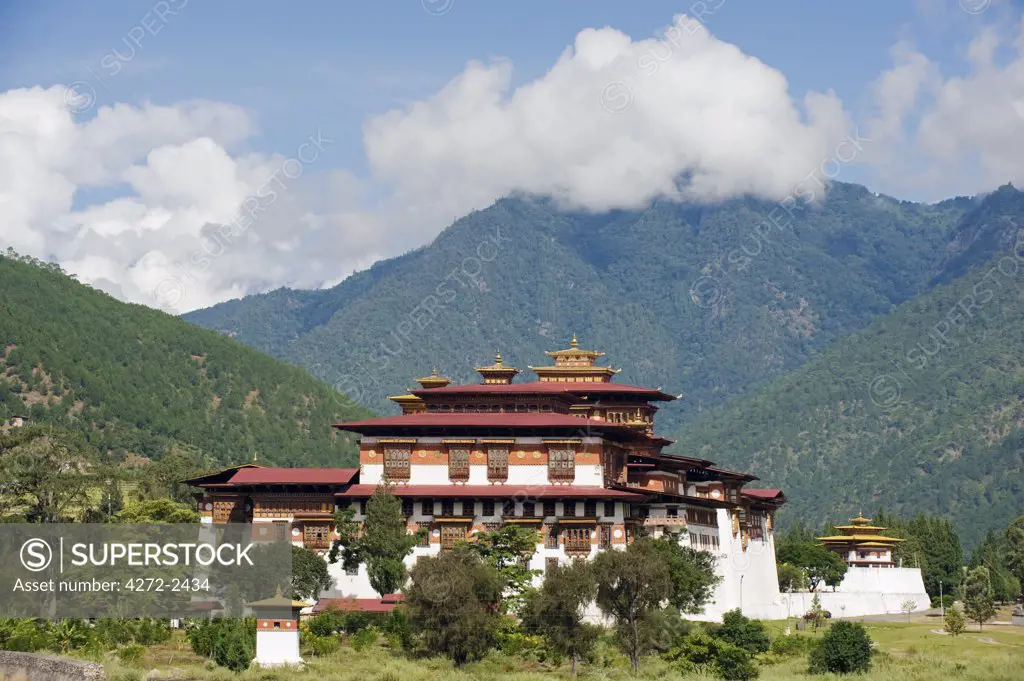 Asia, Bhutan, Punakha, Punakha Dzong (1637)