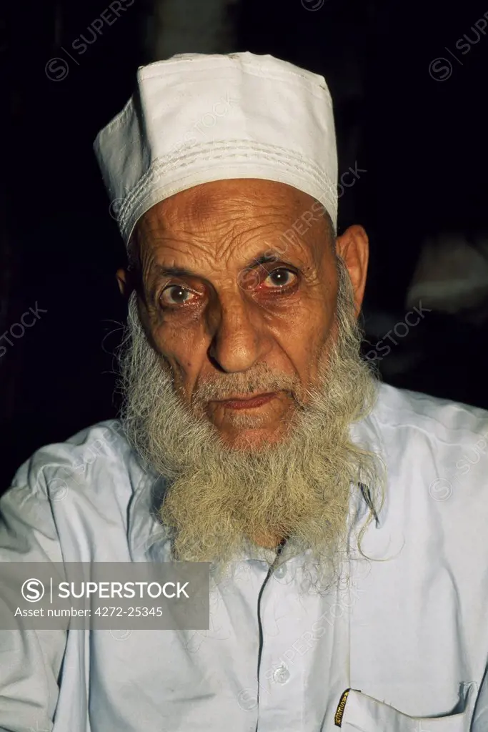 An elderly resident of Lahore, capital of the Punjab and Pakistan's most cultured city.