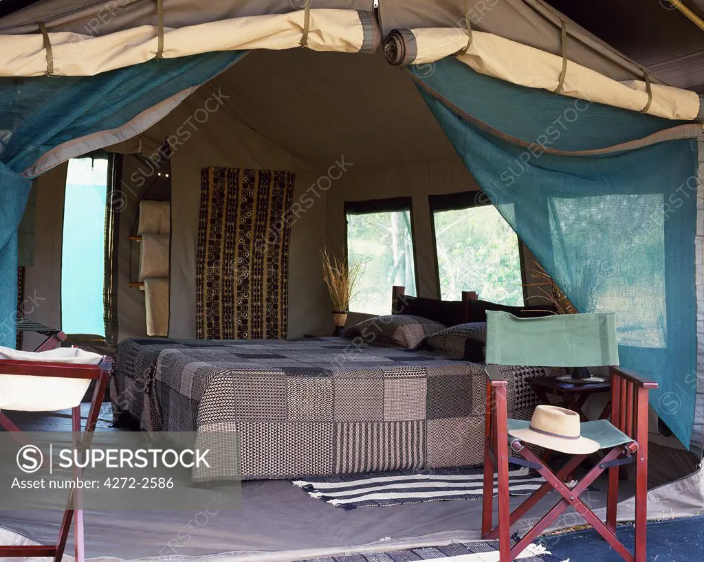 Luxury tent, Abercrombie & Kent mobile safari.