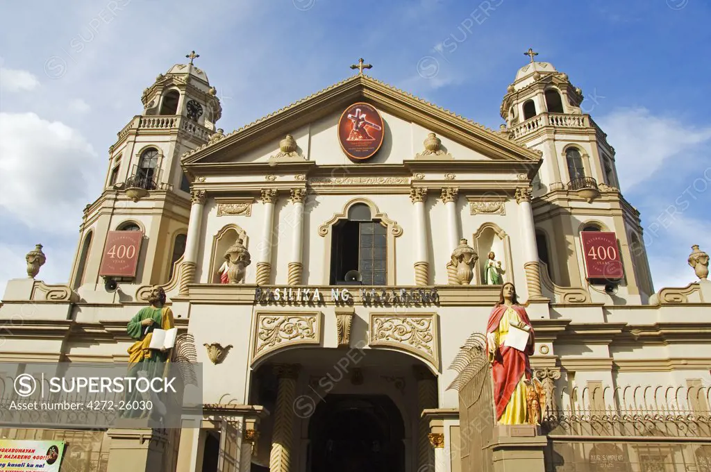 Philippines, Luzon, Manila. Quaipo district - Church of the Black Nazarene.