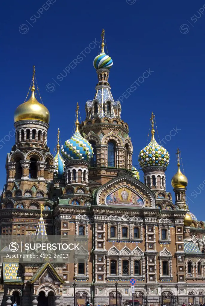 Russia, St Petersburg. The Church on Spilt Blood.