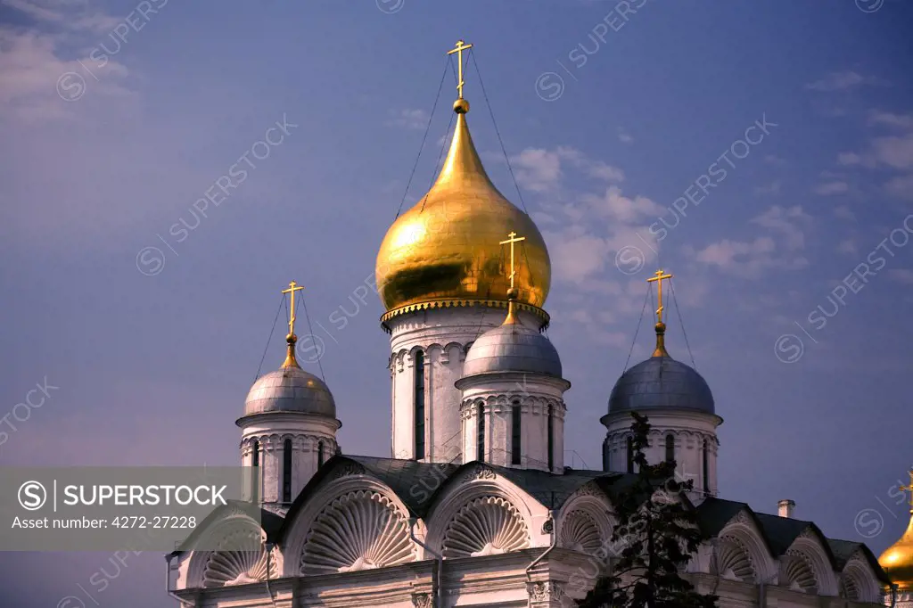 Russia, Moscow, Kremlin; The Cathedral of the Twelve Apostles.