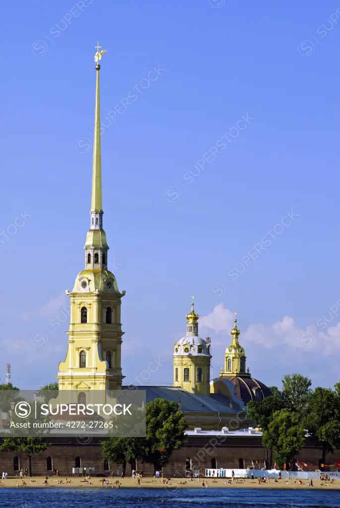 Russia, St Petersburg. The Peter Paul Fortress.