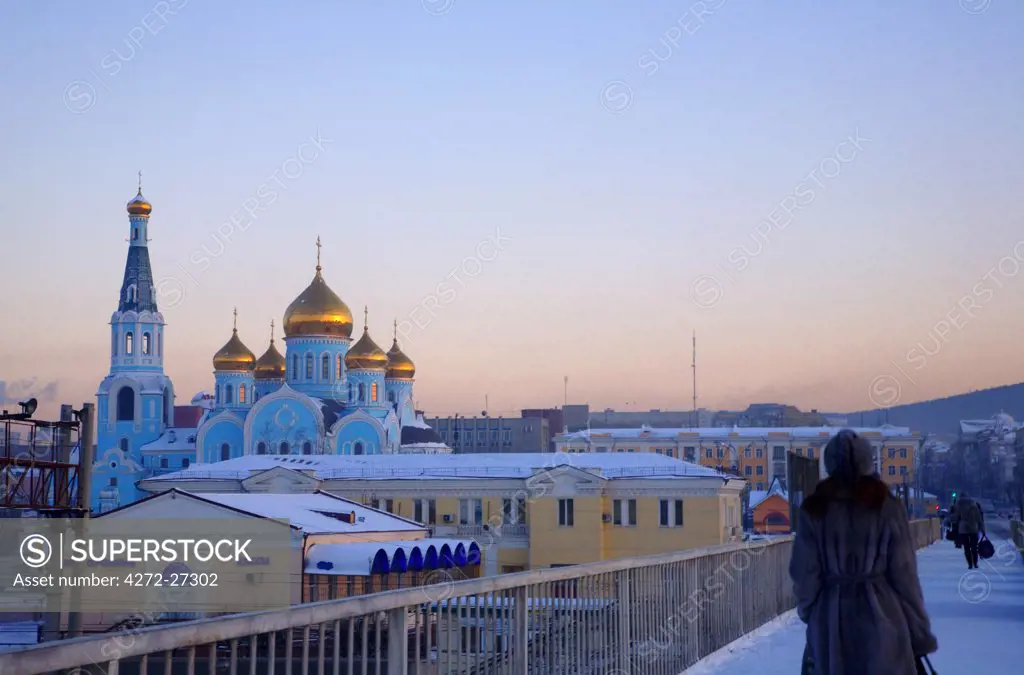 Russia, Siberia, Chita;  One of the cities at which the trans-siberian railway stops