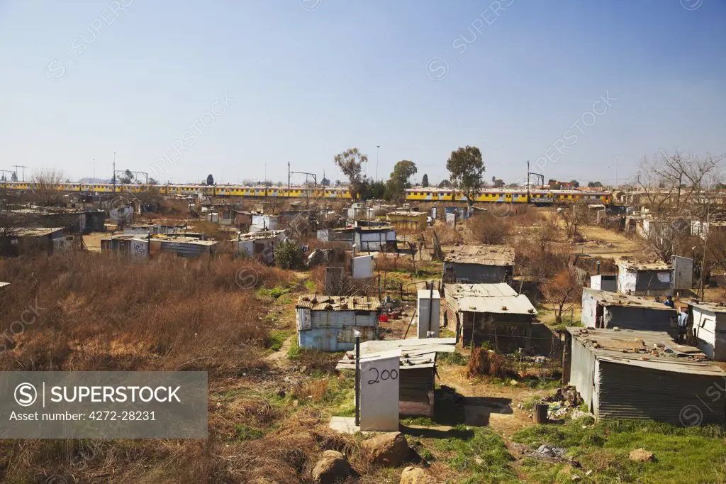 Squatter camp, Soweto, Johannesburg, Gauteng, South Africa