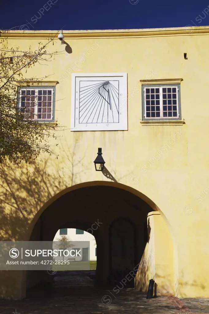 Sun dial in Castle of Good Hope, City Bowl, Cape Town, Western Cape, South Africa