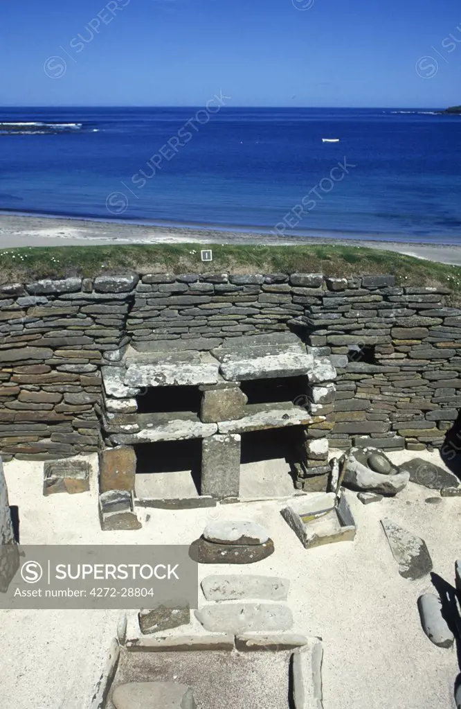 Stone settlement of Skara Brae