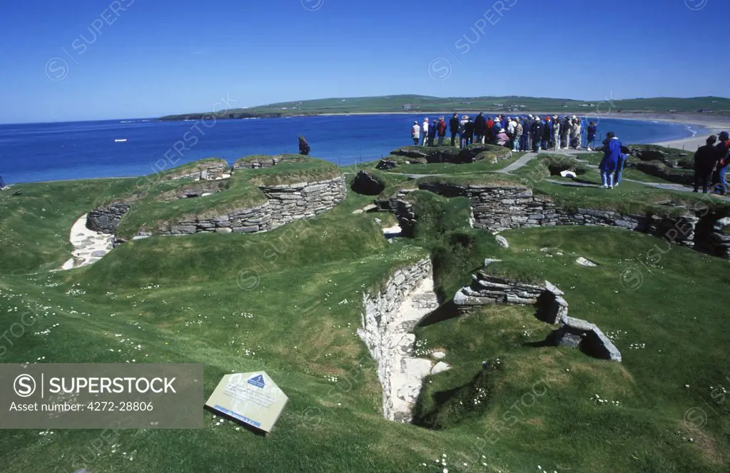Stone settlement of Skara Brae