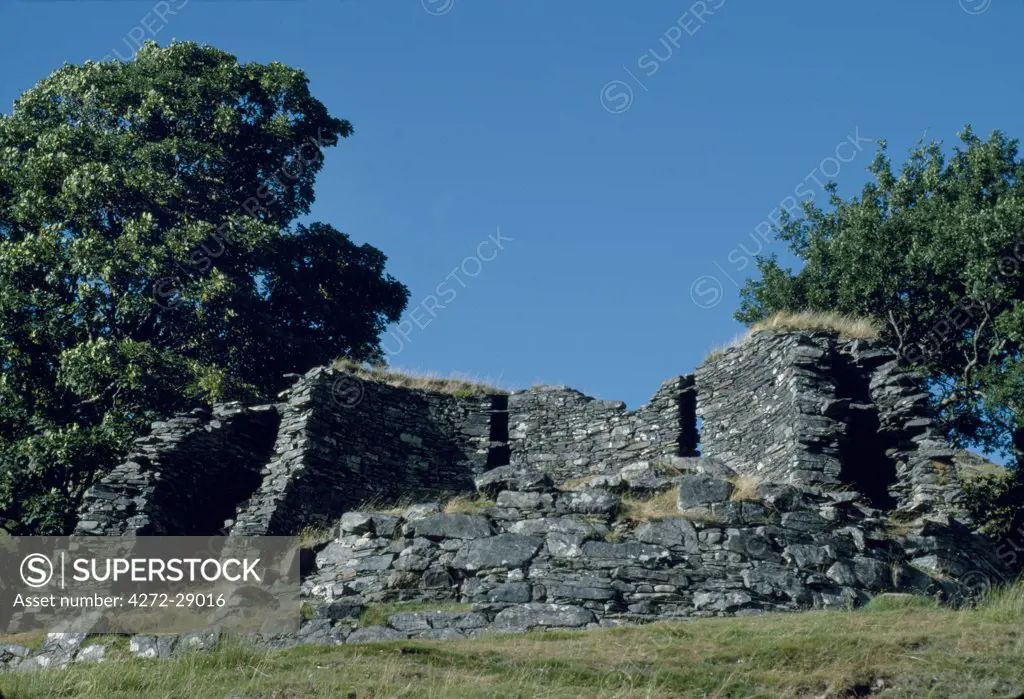 Ancient Pictish fortified dwelling or broch thought to date back 2000 years to the Iron Age