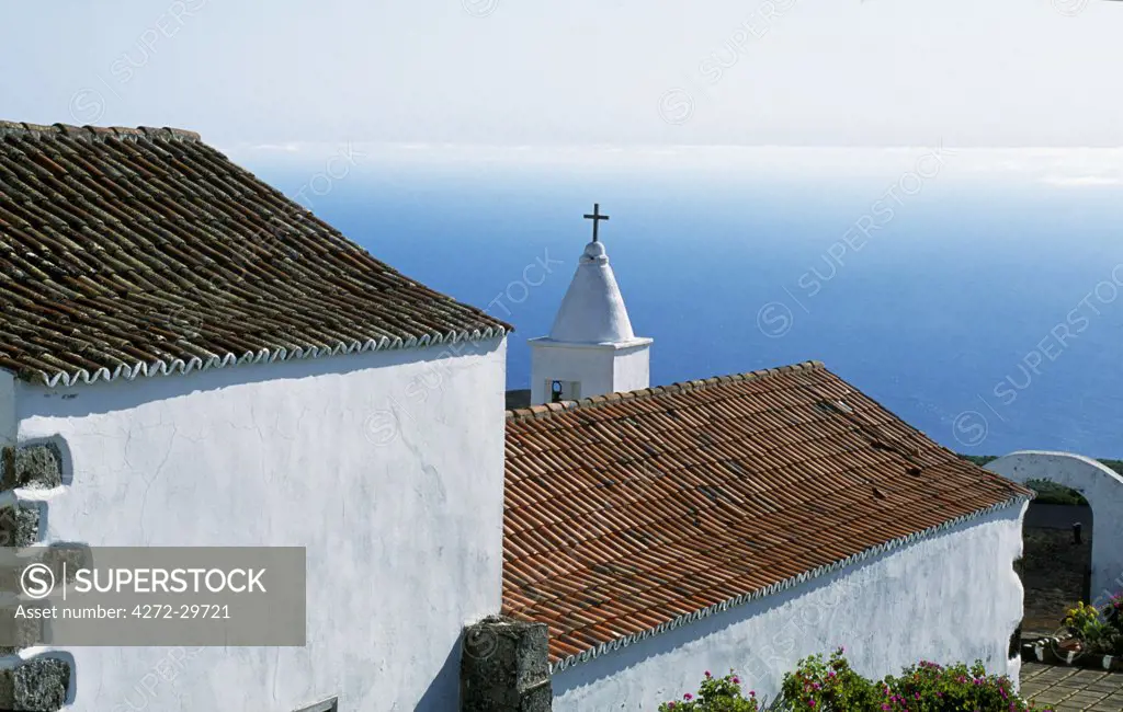 The whitewashed Church of Senora de los Reyes.  Every four years the madonna is taken from the church and processed the length and breadth of El Hierro Island