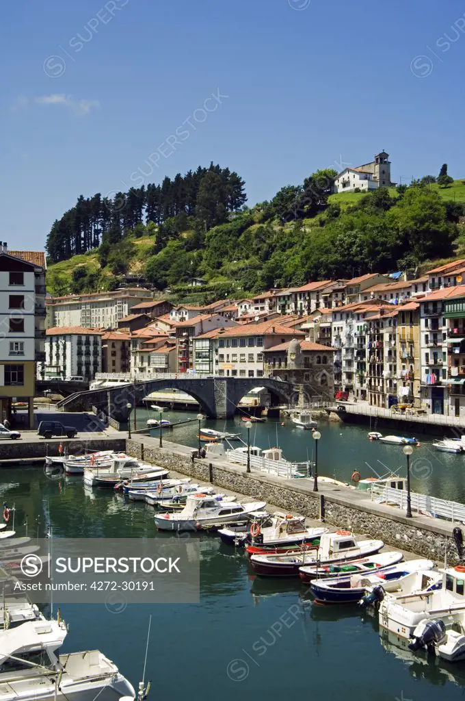 Ondarroa Harbour, Basque Country, Spain.