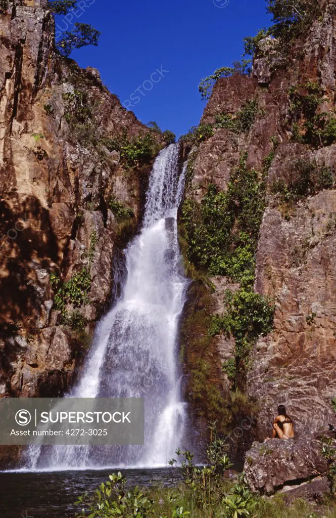 Waterfall at Macaquinho River