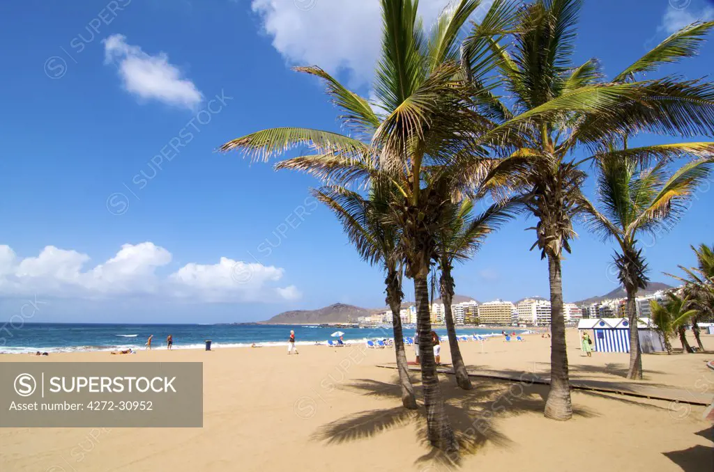 Las Canteras beach, Las Palmas, Gran Canaria, Canary Islands, Spain
