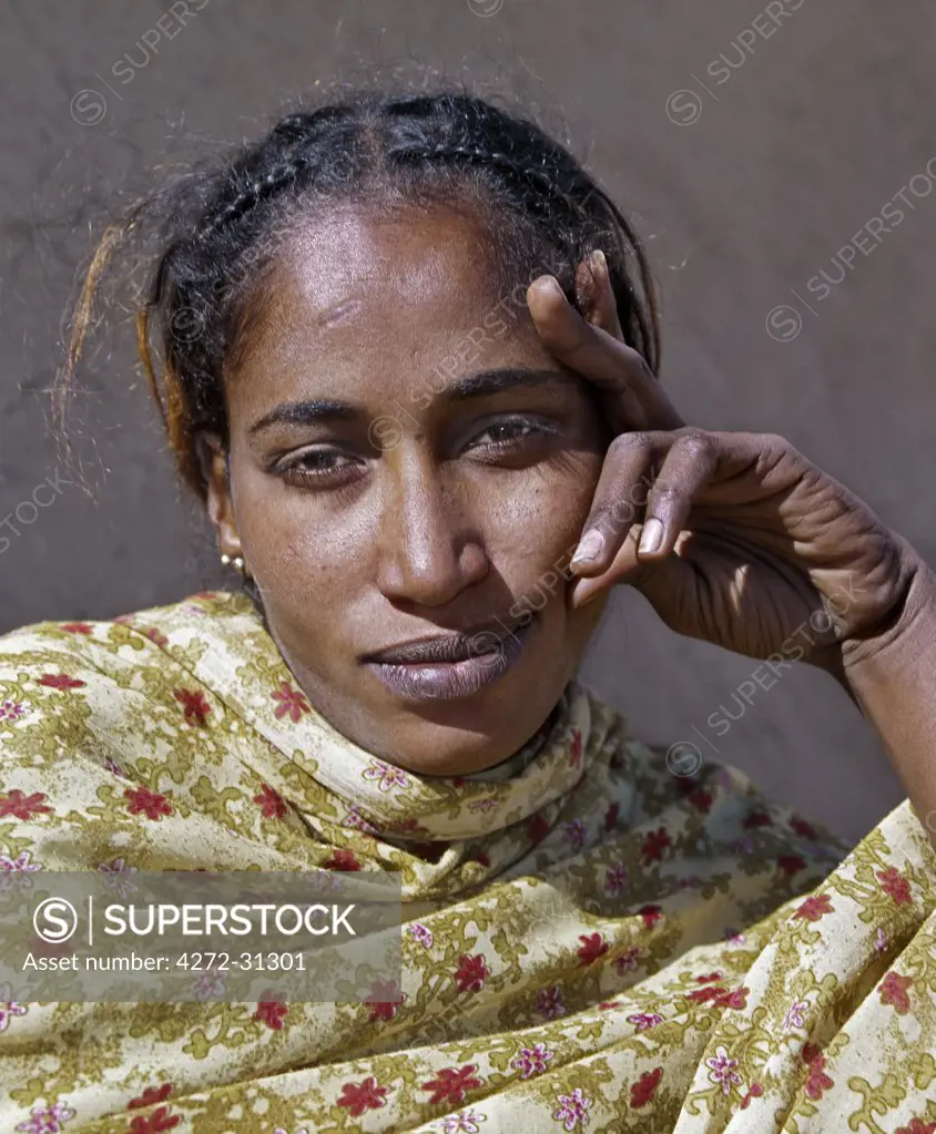 An attractive Nubian woman at Qubbat Selim