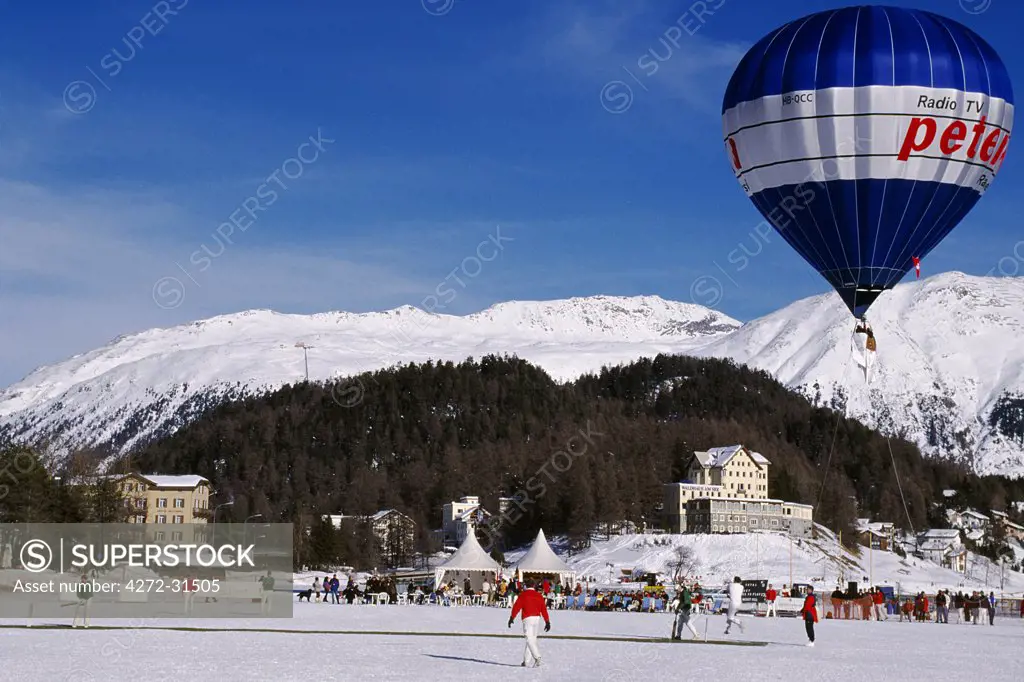 International Cricket on ice on the lake at St Moritz
