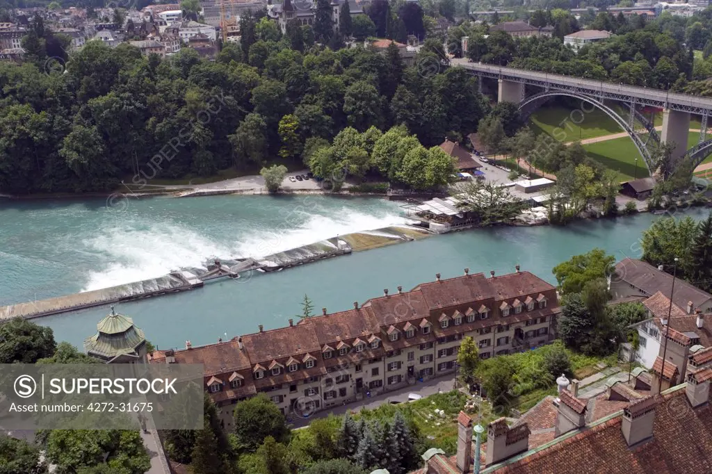 The River Aare in Bern, Switzerland