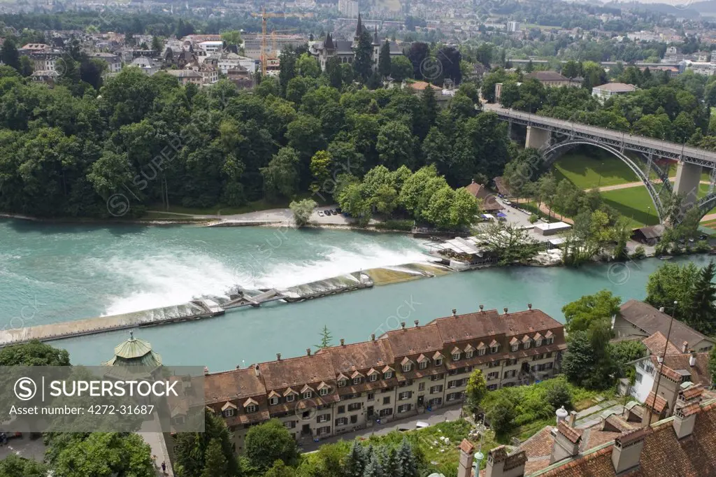 The River Aare in Bern, Switzerland