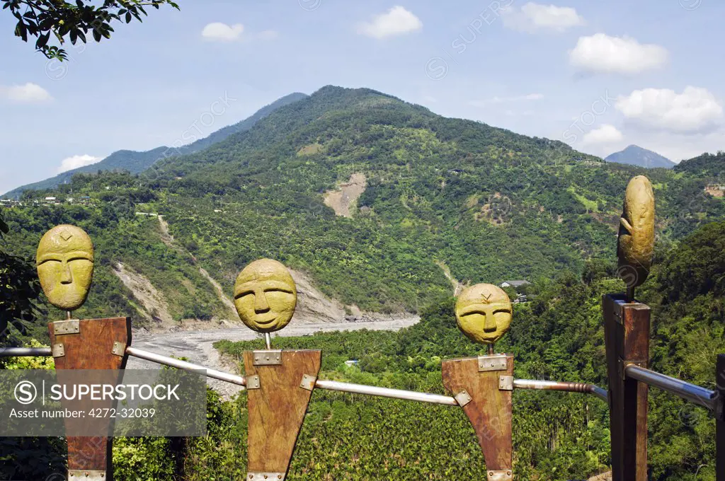 Pingtung County Taiwan Aboriginal Culture Park Art installation