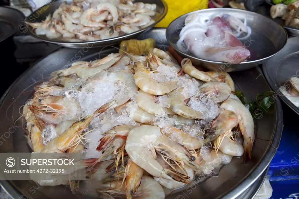 Bangkok, Thailand. Street food at a stall in Bangkok Thailand