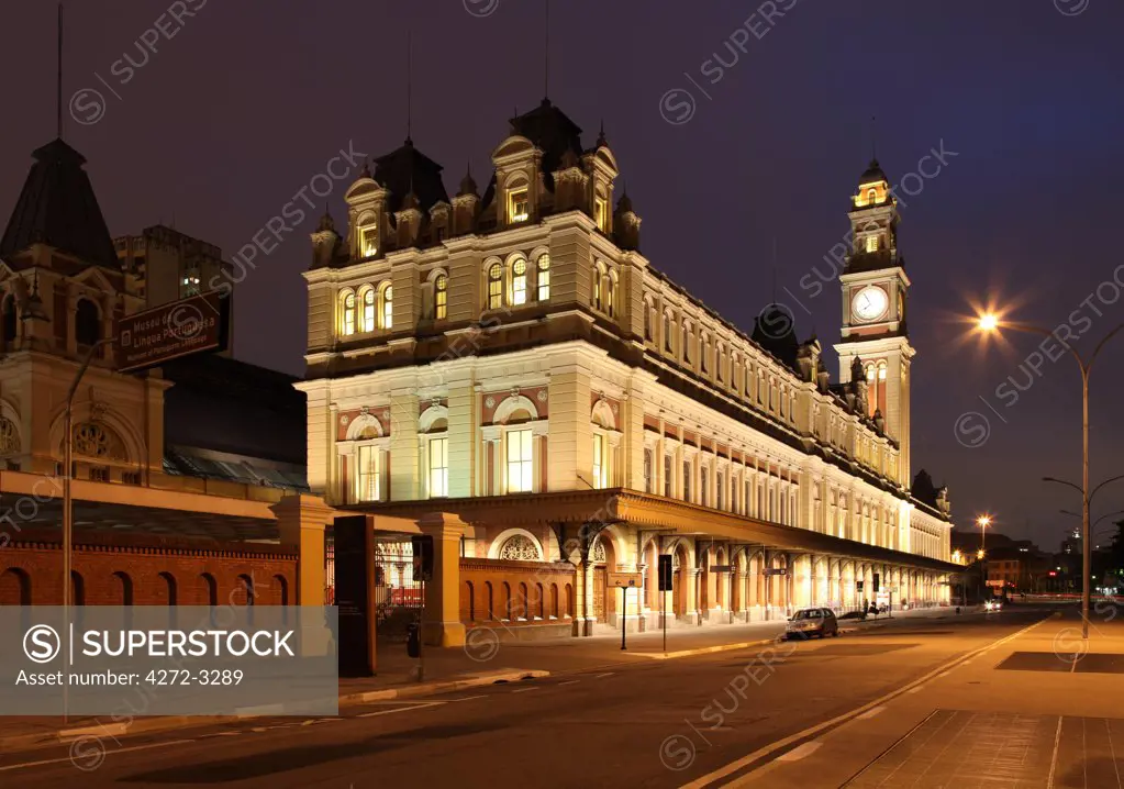 The Luz Station in Downtown Sao Paulo. Brazil
