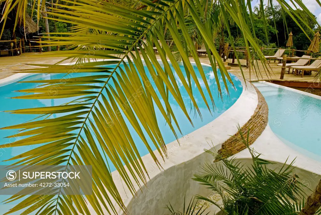 The Swimming Pool at Fundu Lagoon Resort, Pemba Island, Zanzibar, East Africa