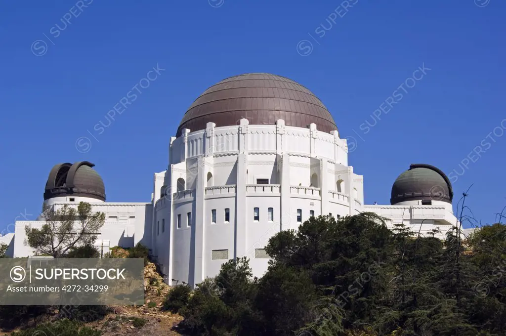 USA, California, Los Angeles. Griffith Observatory and Planetorium.