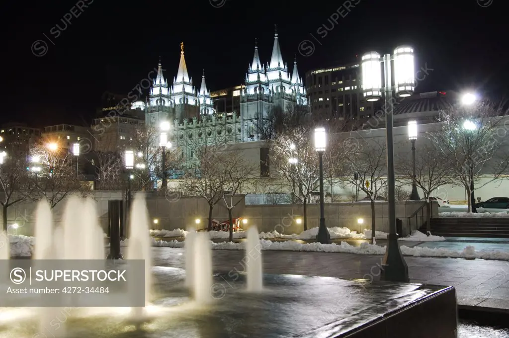 USA Utah Salt Lake City Mormon Theatre