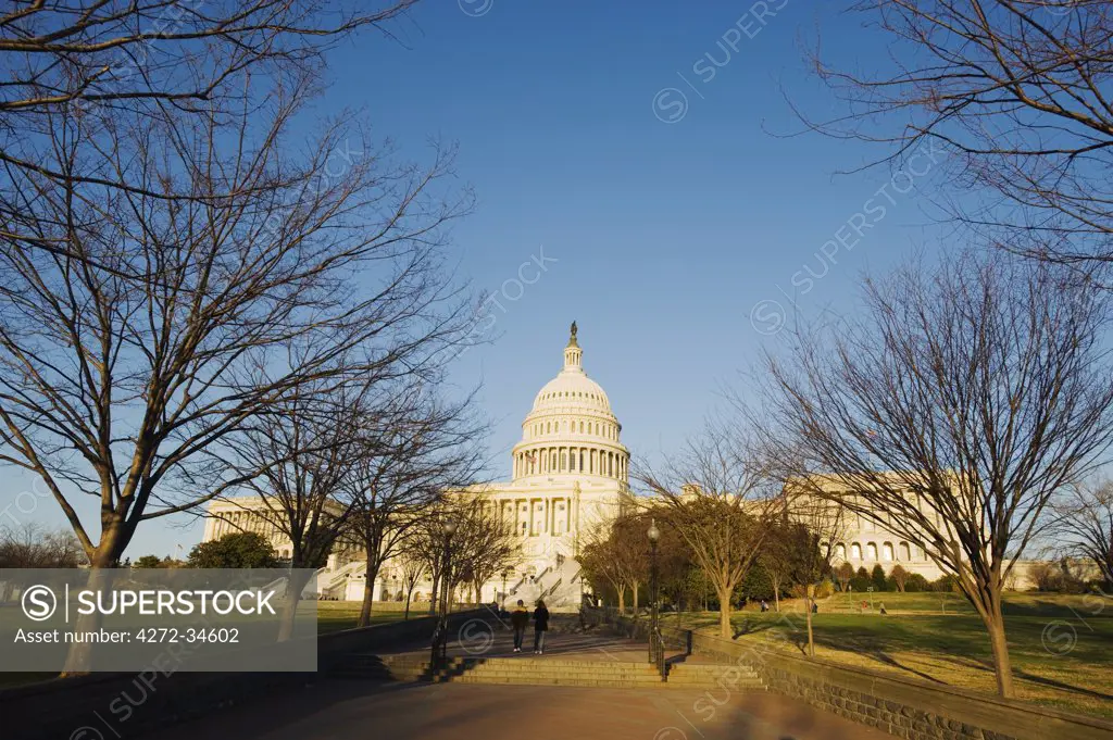 USA, Washington DC, District of Columbia, The Capitol Building, Capitol Hill.