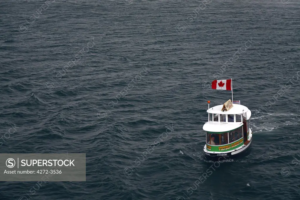 Canada, British Columbia, Victoria, tourist boat in Victoria Harbour.