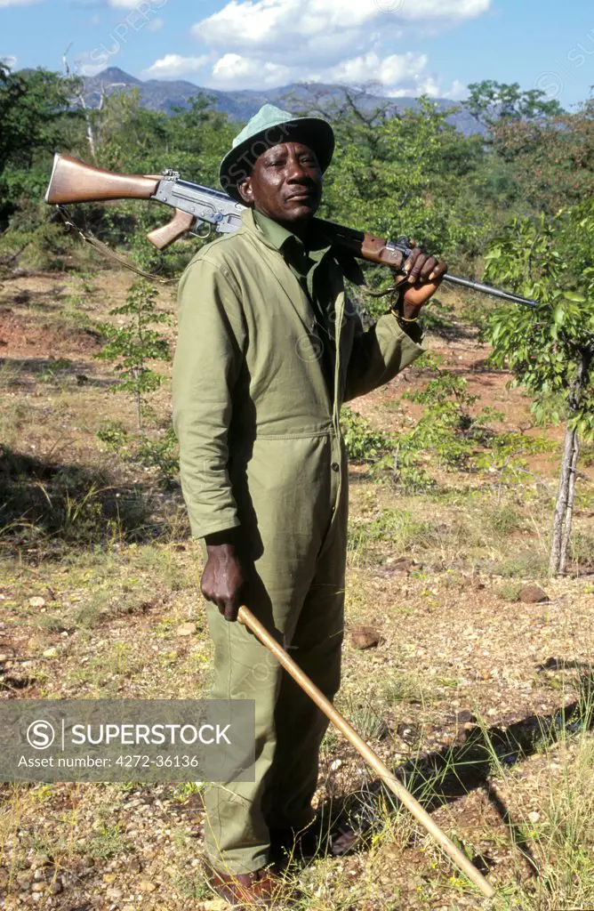Portrait of Masimbi, John Stevens tracker.