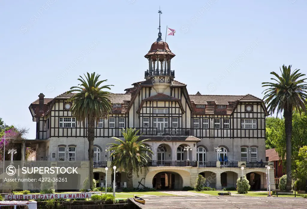The Club de Regatas La Marina, established in 1876, is situated in a fine building on the Parana Delta.