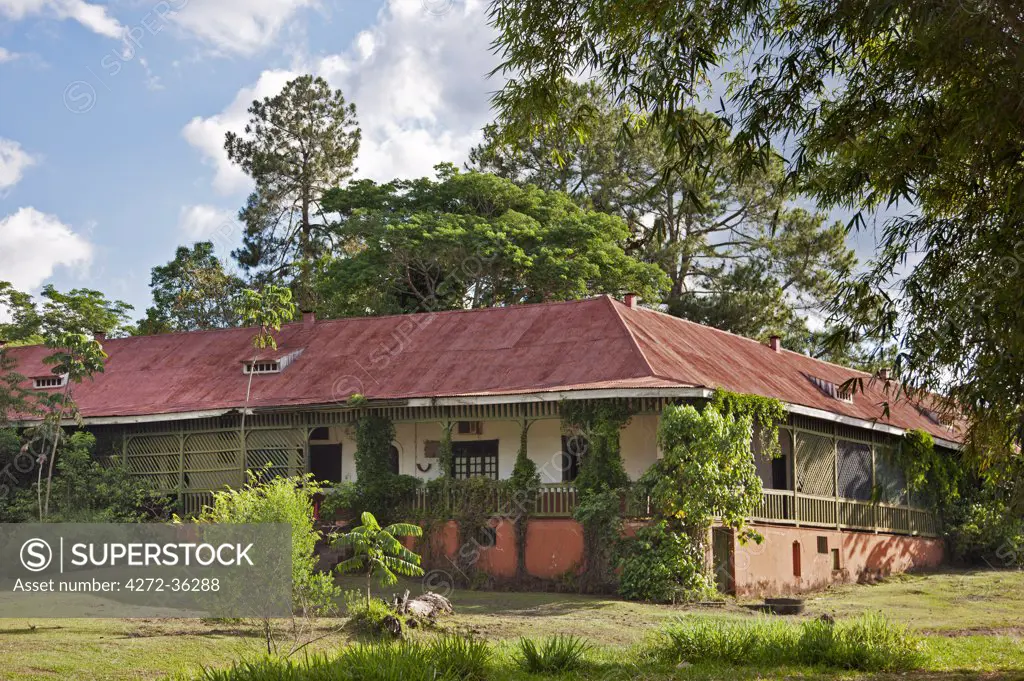 A derelict old building, once a hotel, in the Iguazu National Park, a World Heritage Site.