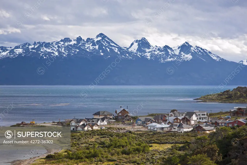 A view from the outskirts of Ushuaia, the southernmost city in the world.