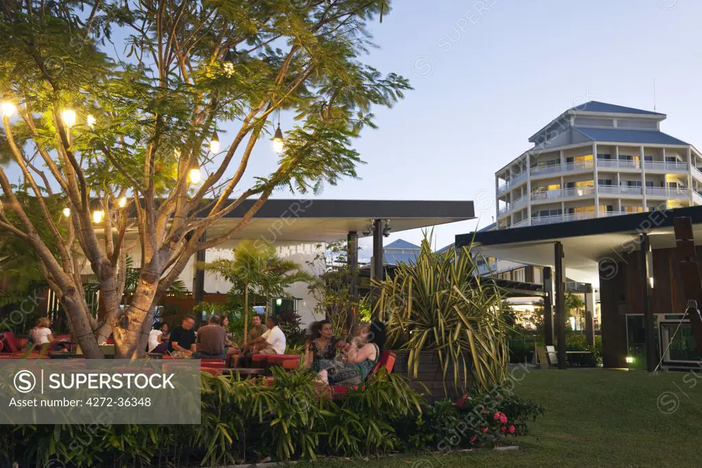 Australia, Queensland, Cairns.  Salt House Restaurant and Bar at Marina Point.