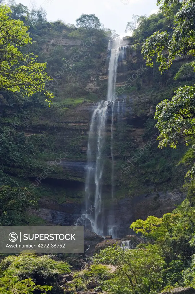 South America, Colombia, San Gil, Juan Curi waterfall
