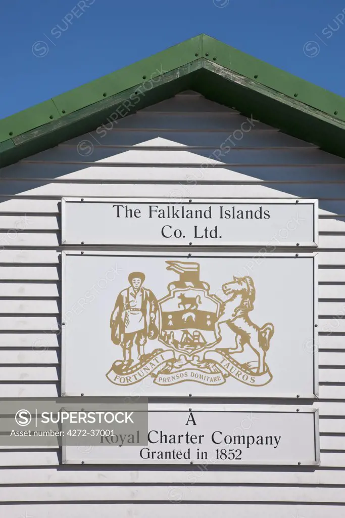 The Falkland Islands Company, which was granted a Royal Charter in 1852. played a key role in the economy of the Falkland Islands for very many years.