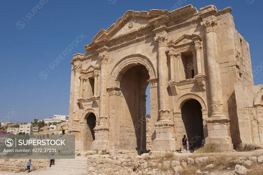 Jerash, located 48 kilometers north of Amman is considered one of the largest and most well-preserved sites of Roman architecture in the world, Jordan